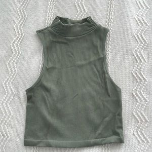 ZARA Green Crop Top